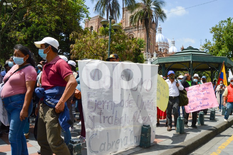 CUENCA-PROTESTA-MOLLETURO-KM49