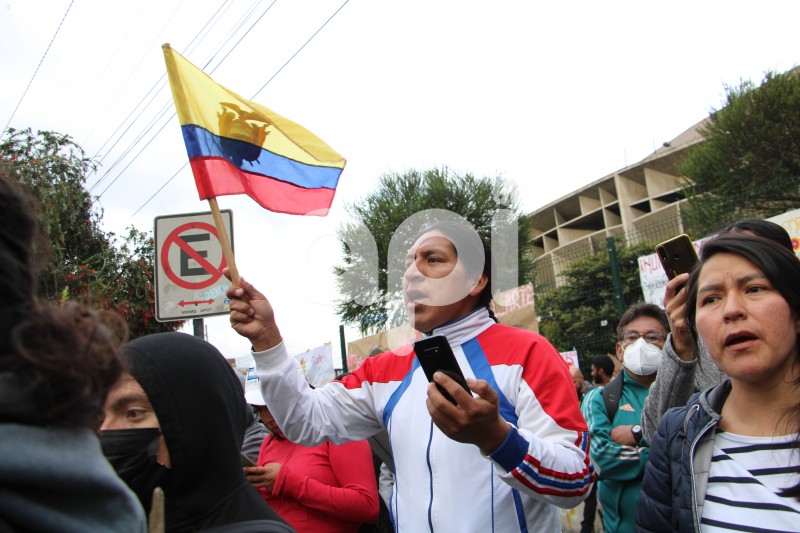 UIO-PROTESTAS-CASA DE LA CULTURA