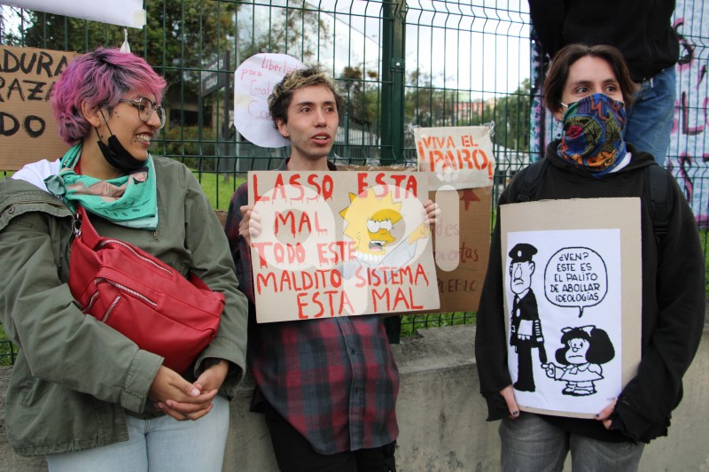 UIO-PROTESTAS-CASA DE LA CULTURA