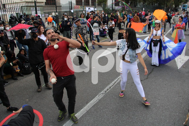 UIO-PROTESTAS-CASA DE LA CULTURA
