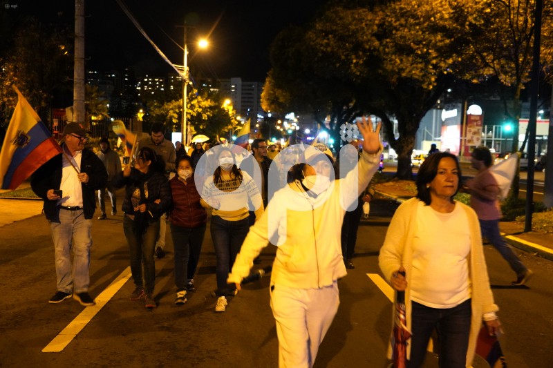 UIO-PROTESTAS-MARCHA POR LA PAZ