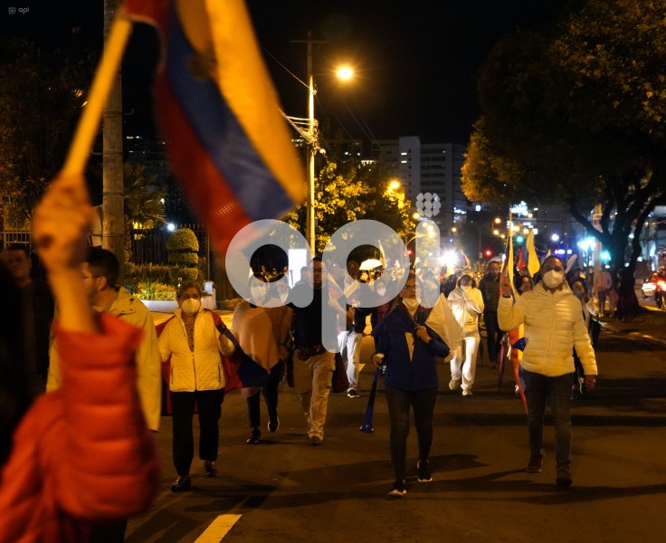UIO-PROTESTAS-MARCHA POR LA PAZ