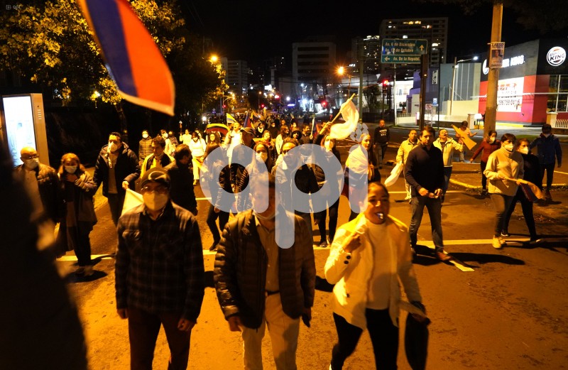 UIO-PROTESTAS-MARCHA POR LA PAZ
