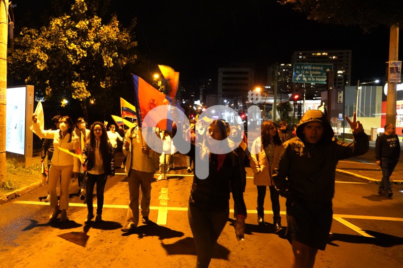 UIO-PROTESTAS-MARCHA POR LA PAZ