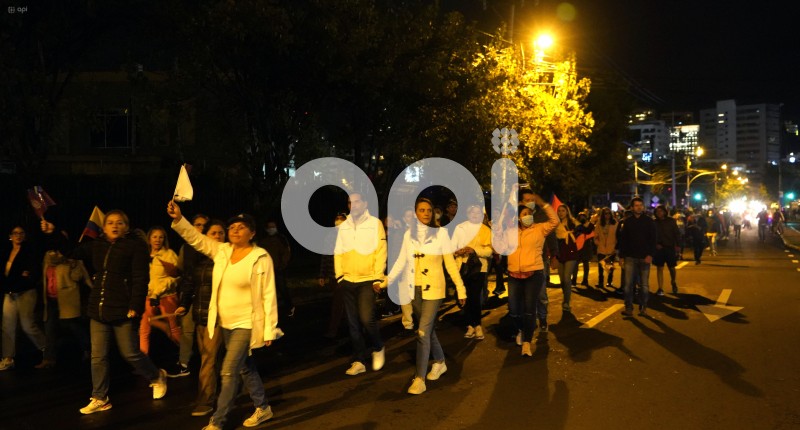 UIO-PROTESTAS-MARCHA POR LA PAZ