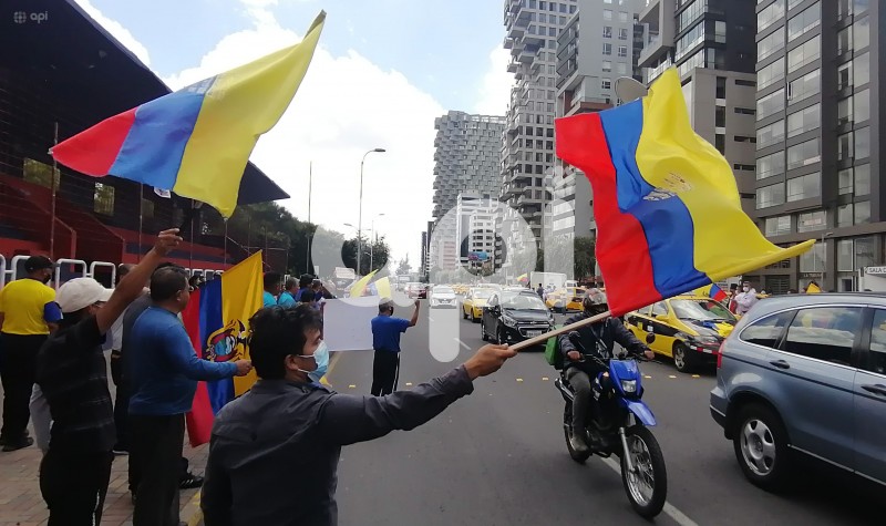 UIO-PROTESTAS-TAXIS