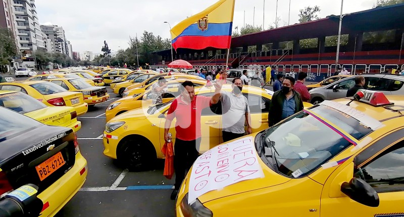 UIO-PROTESTAS-TAXIS