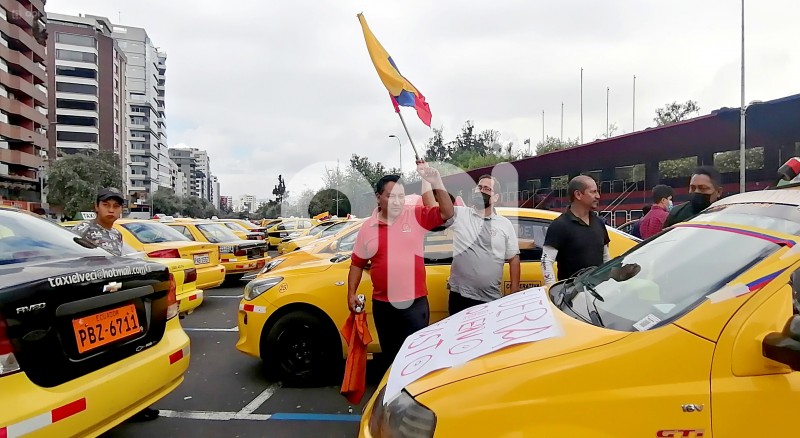 UIO-PROTESTAS-TAXIS