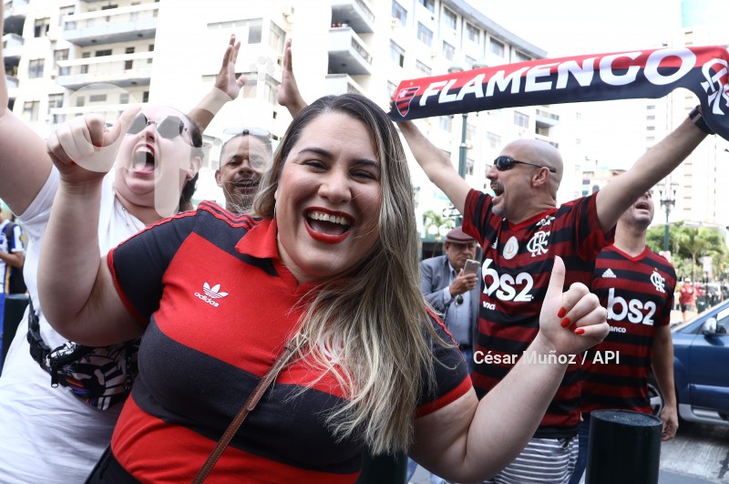 GYE-LLEGADA EQUIPO FLAMENGO
