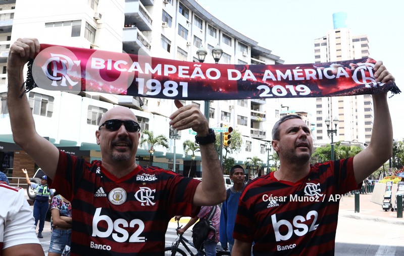 GYE-LLEGADA EQUIPO FLAMENGO