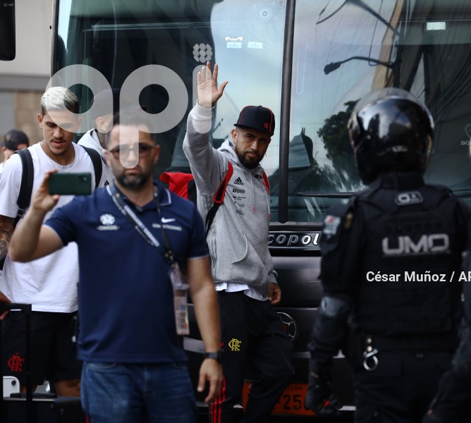 GYE-LLEGADA EQUIPO FLAMENGO