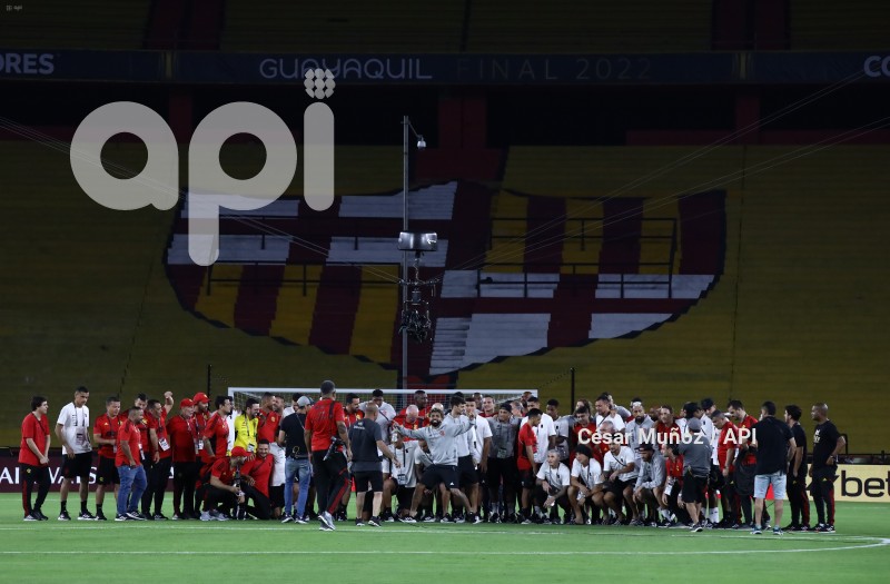 GYE-FLAMENGO RECORRE CANCHA