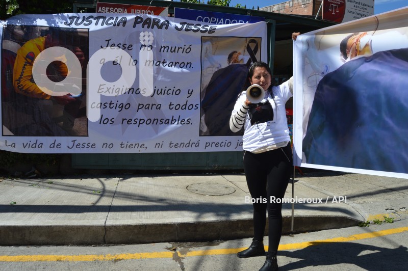 CUENCA-PLANTON-CASO JESSE SARI