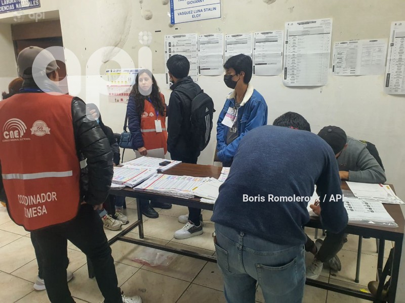 CUENCA-ELECCIONES CONTEO VOTOS 2023