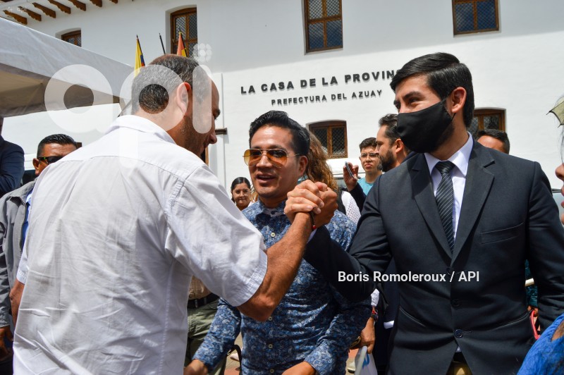 CUENCA-NUEVO PREFECTO CRISTOBAL LLORRET