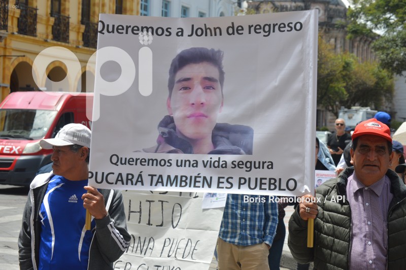 CUENCA-PLANTON-DESAPARECIDOS -PUCARA