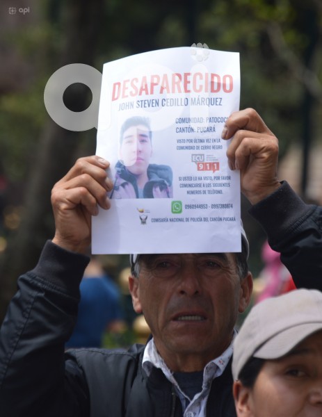 CUENCA-PLANTON-DESAPARECIDOS -PUCARA