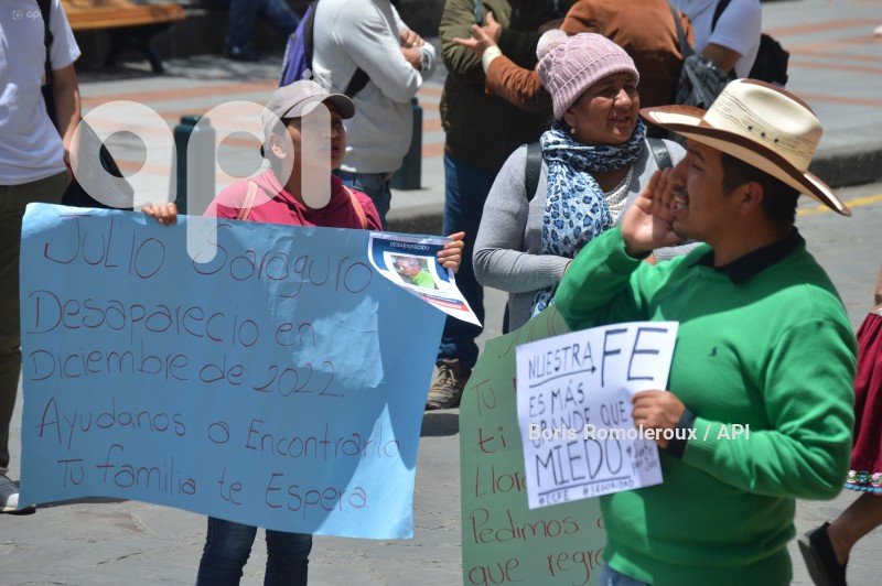 CUENCA-PLANTON-DESAPARECIDOS -PUCARA