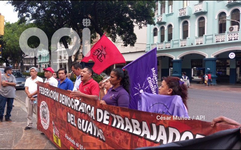 GYE-PLANTON CONTRA GOBIERNO