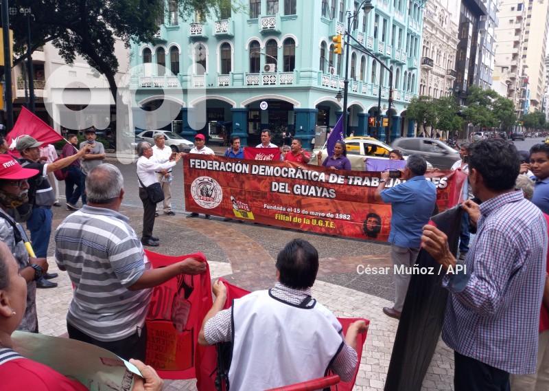 GYE-PLANTON CONTRA GOBIERNO