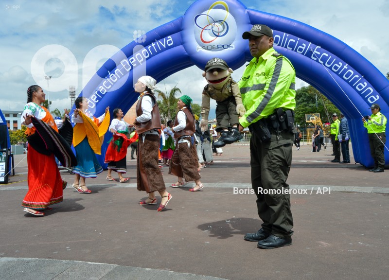 CUENCA-LANZAMIENTO COMPETENCIA ATLETICA-POLICIA