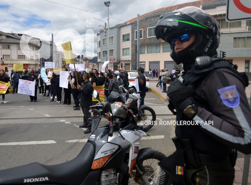 CUENCA-PROTESTA CONTRA DELINCUENCA Y PROSTITUCION