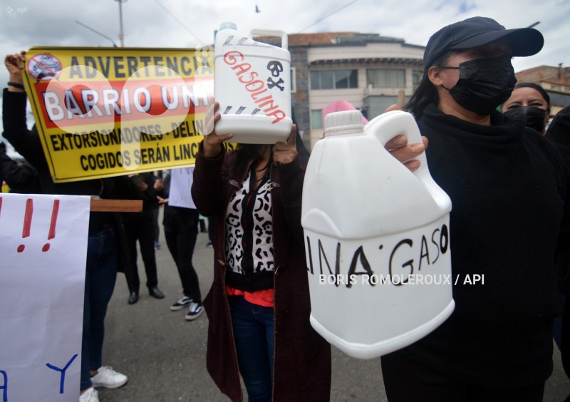 CUENCA-PROTESTA CONTRA DELINCUENCA Y PROSTITUCION