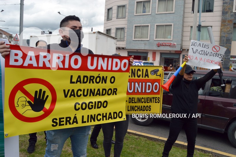 CUENCA-PROTESTA CONTRA DELINCUENCA Y PROSTITUCION