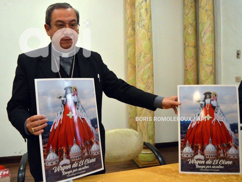 CUENCA-REUDA DE PRENSA-LLEGADA VIRGEN DEL CISNE-CUENCA