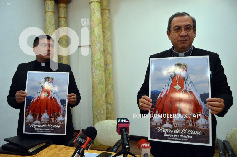 CUENCA-REUDA DE PRENSA-LLEGADA VIRGEN DEL CISNE-CUENCA