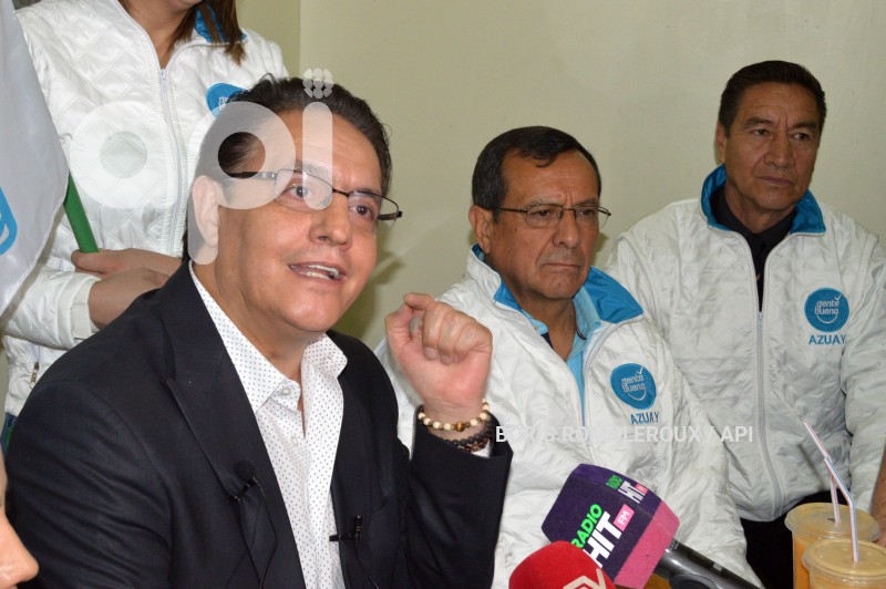 CUENCA-FERNANDO VILLAVICENCIO-CANDIDATO PRESIDENCIA