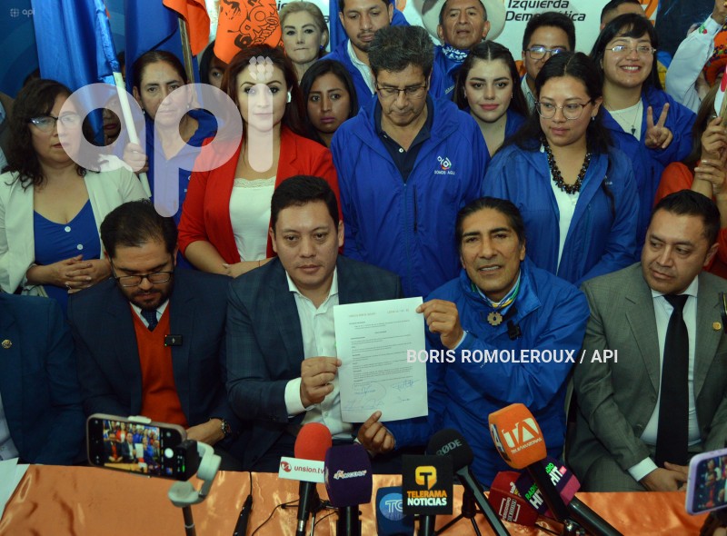 CUENCA-ALIANZA CANDIDATURA-YAKU PEREZ