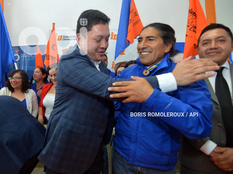 CUENCA-ALIANZA CANDIDATURA-YAKU PEREZ