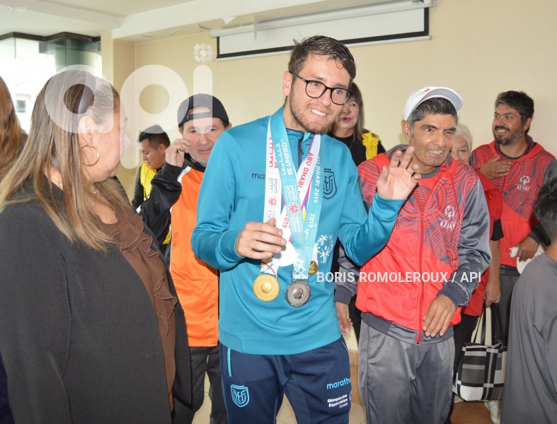 CUENCA-MEDALLISTA GABRIEL PALACIOS-MUNDIAL BERLIN