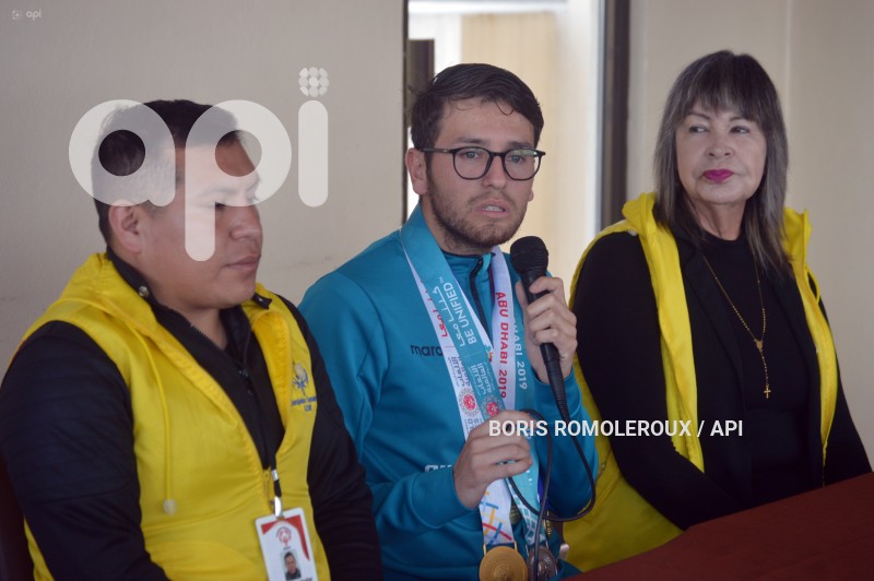 CUENCA-MEDALLISTA GABRIEL PALACIOS-MUNDIAL BERLIN