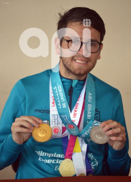 CUENCA-MEDALLISTA GABRIEL PALACIOS-MUNDIAL BERLIN