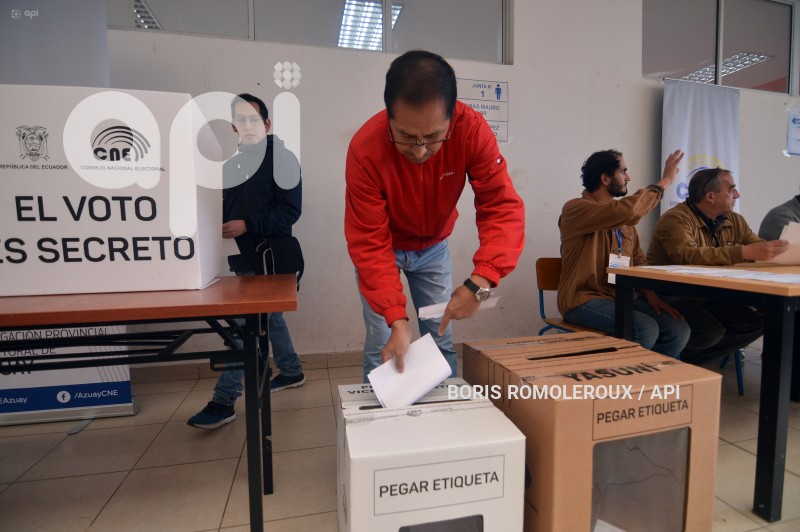 CUENCA-SIMULACRO-ELECCIONES PRESIDENCIALES