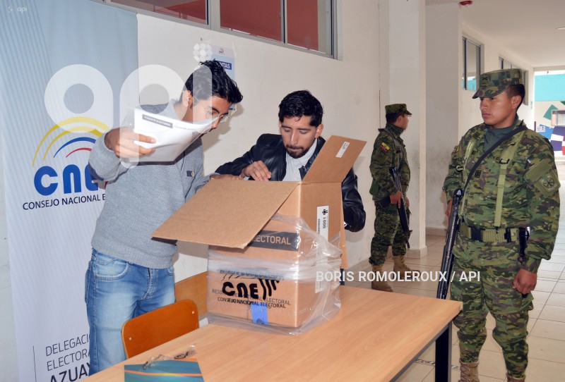 CUENCA-SIMULACRO-ELECCIONES PRESIDENCIALES