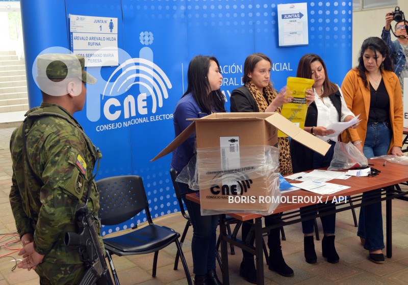 CUENCA-SIMULACRO-ELECCIONES PRESIDENCIALES