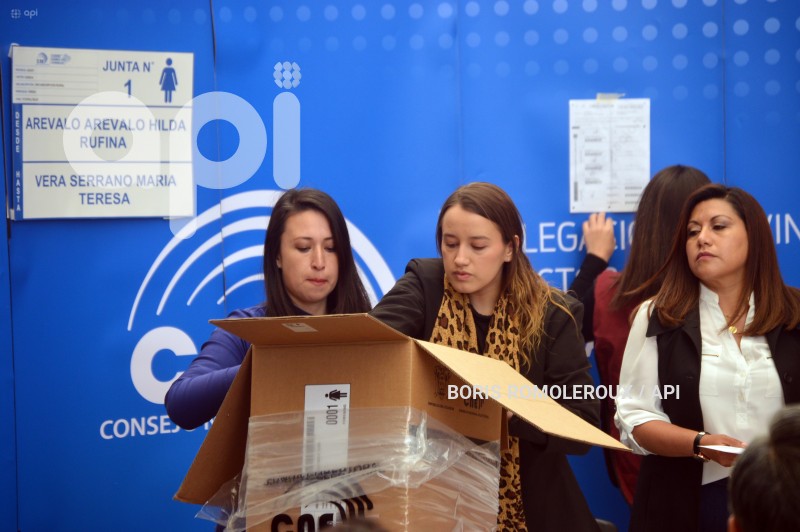 CUENCA-SIMULACRO-ELECCIONES PRESIDENCIALES
