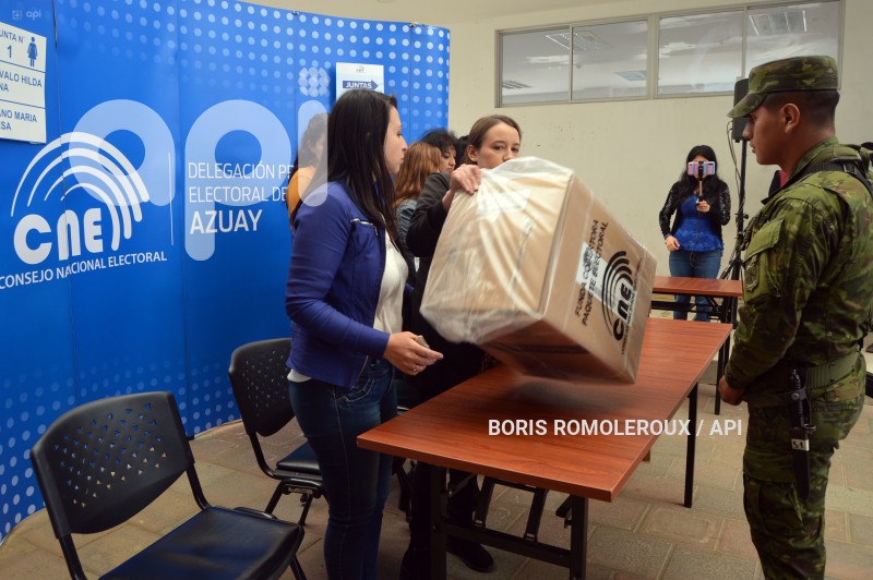 CUENCA-SIMULACRO-ELECCIONES PRESIDENCIALES