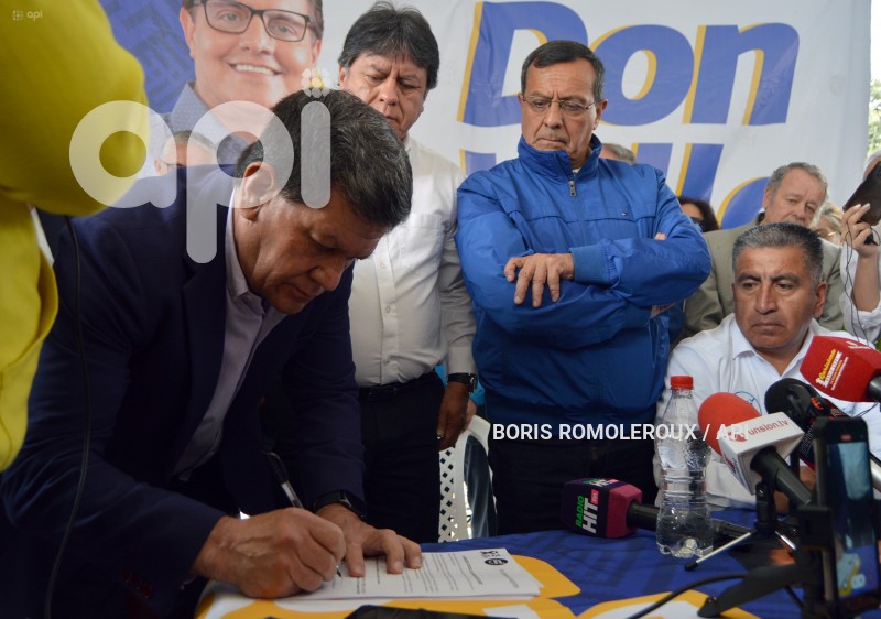 CUENCA-RUEDA DE PRENSA-APOYO-ORGANIZACIONES-FERNADO VILLAVICENCI