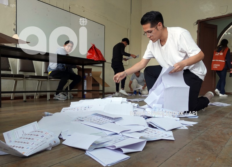 CUENCA-ELECCIONES ANTICIPADAS CONTEOS VOTOS