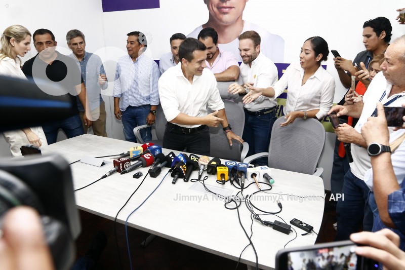 NOBOA - ELECCIONES GYE RUEDA DE PRENSA