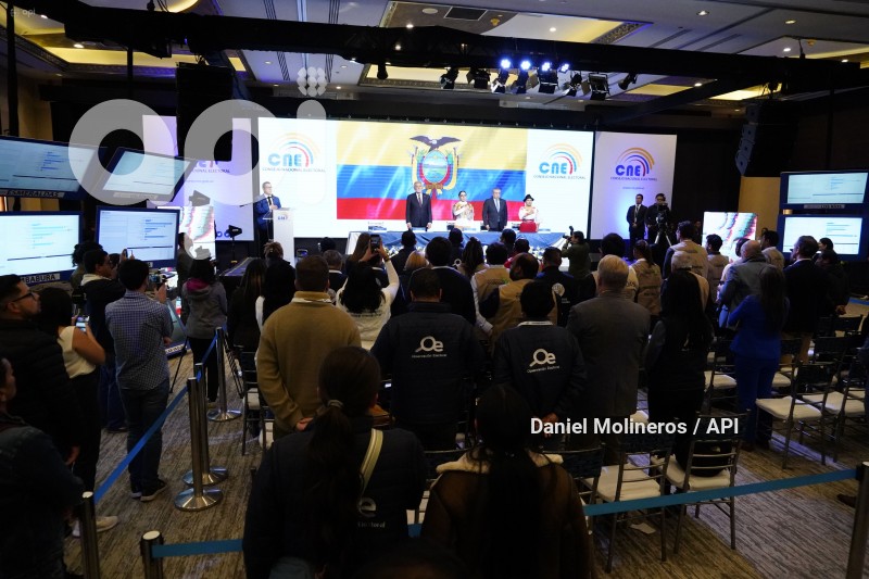 ELECCIONES UIO CENTRO MANDO CIERRE ELECTORAL DE LA JORNADA