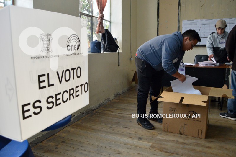 CUENCA-ELECCIONES ANTICIPADAS CONTEOS VOTOS