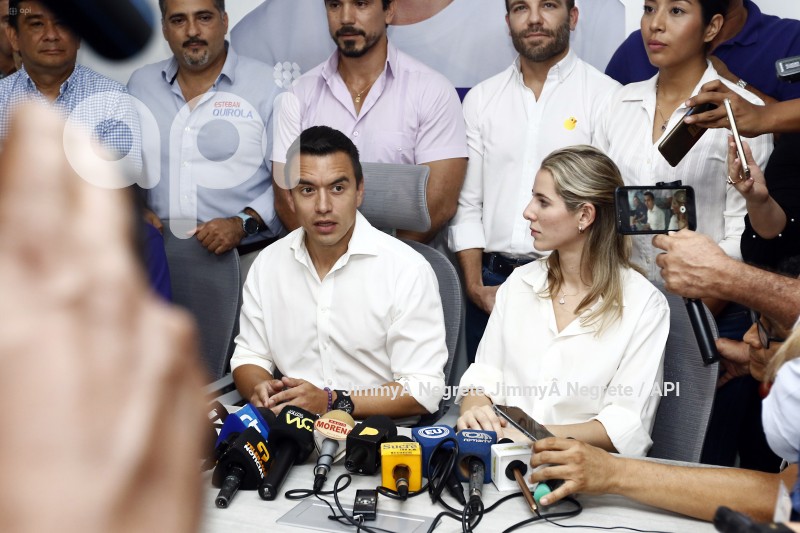 NOBOA - ELECCIONES GYE RUEDA DE PRENSA
