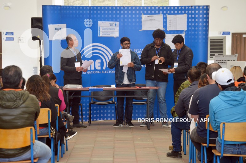 CUENCA-SIMULACRO-ELECCIONES-SEGUNDA VUELTA