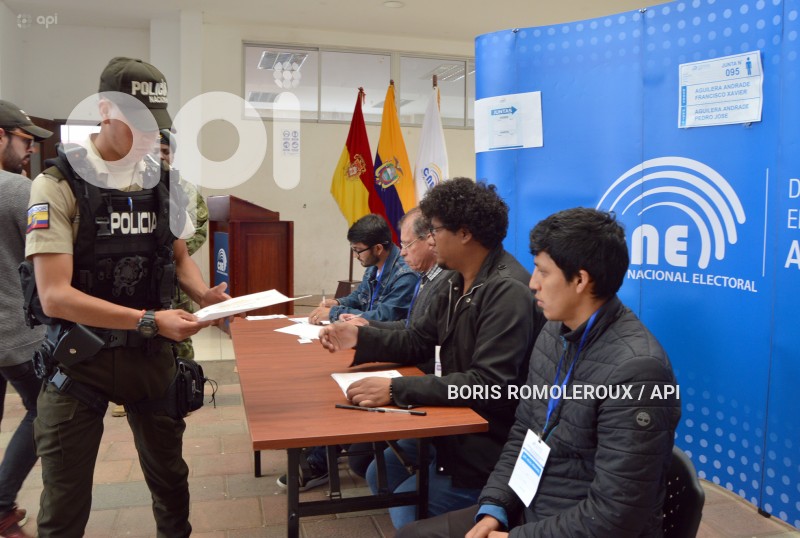 CUENCA-SIMULACRO-ELECCIONES-SEGUNDA VUELTA