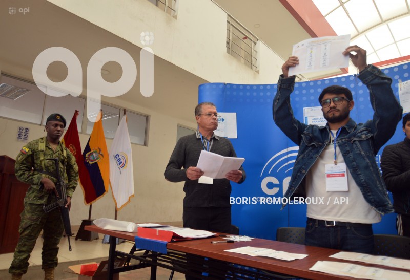 CUENCA-SIMULACRO-ELECCIONES-SEGUNDA VUELTA